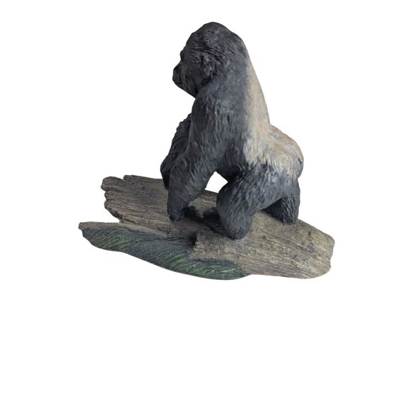 Franklin Mint Gorilla Gorilla Sculpture Wildlife Preservation Collection 1987 De - Picture 3 of 6